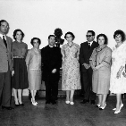 Corpo docente da Academia, em julho de 1960.